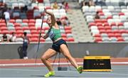 20 August 2023; Kate O’Connor of Ireland competes in Javelin event of the women's Heptathlon during day two of the World Athletics Championships at National Athletics Centre in Budapest, Hungary. Photo by Sam Barnes/Sportsfile