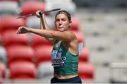 20 August 2023; Kate O’Connor of Ireland competes in the Javelin event of the women's Heptathlon during day two of the World Athletics Championships at National Athletics Centre in Budapest, Hungary. Photo by Sam Barnes/Sportsfile