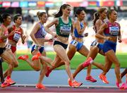 20 August 2023; Ciara Mageean of Ireland, centre, competes in the women's 1500m during day two of the World Athletics Championships at National Athletics Centre in Budapest, Hungary. Photo by Sam Barnes/Sportsfile