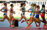 20 August 2023; Ciara Mageean of Ireland, centre, competes in the women's 1500m during day two of the World Athletics Championships at National Athletics Centre in Budapest, Hungary. Photo by Sam Barnes/Sportsfile