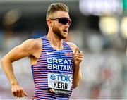 20 August 2023; Josh Kerr of Great Britain competes in the men's 1500m semi-final during day two of the World Athletics Championships at National Athletics Centre in Budapest, Hungary. Photo by Sam Barnes/Sportsfile