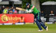 20 August 2023; Ireland batter Andrew Balbirnie during match two of the Men's T20 International series between Ireland and India at Malahide Cricket Ground in Dublin. Photo by Seb Daly/Sportsfile
