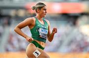20 August 2023; Kate O’Connor of Ireland competes in 800m event of the women's Heptathlon during day two of the World Athletics Championships at National Athletics Centre in Budapest, Hungary. Photo by Sam Barnes/Sportsfile