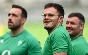 19 August 2023; Jacob Stockdale of Ireland before the Bank of Ireland Nations Series match between Ireland and England at Aviva Stadium in Dublin. Photo by Ramsey Cardy/Sportsfile