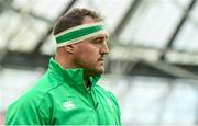19 August 2023; Rob Herring of Ireland before the Bank of Ireland Nations Series match between Ireland and England at Aviva Stadium in Dublin. Photo by Ramsey Cardy/Sportsfile