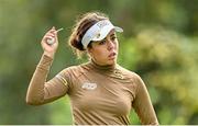 20 August 2023; Georgia Hall of England during day four of the ISPS HANDA World Invitational presented by AVIV Clinics 2023 at Galgorm Castle Golf Club in Ballymena, Antrim. Photo by Ramsey Cardy/Sportsfile