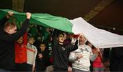 21 August 2023; Cork City supporters before the Sports Direct Men’s FAI Cup Second Round match between Cork City and Waterford at Turner’s Cross in Cork. Photo by Eóin Noonan/Sportsfile