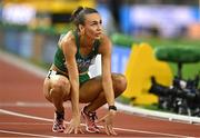 21 August 2023; Sharlene Mawdsley of Ireland after competing in the women's 400m semi-final during day three of the World Athletics Championships at the National Athletics Centre in Budapest, Hungary. Photo by Sam Barnes/Sportsfile