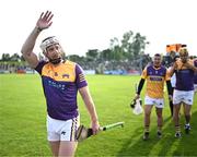 21 August 2023; Limerick hurler Cian Lynch of Jim Bolger's Stars in the parade before the Hurling for Cancer Research 2023 charity match at Netwatch Cullen Park in Carlow. Photo by Piaras Ó Mídheach/Sportsfile