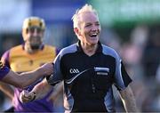 21 August 2023; Referee Dickie Murphy during the Hurling for Cancer Research 2023 charity match at Netwatch Cullen Park in Carlow. Photo by Piaras Ó Mídheach/Sportsfile