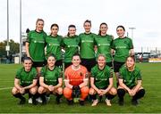 19 August 2023; The Peamount United team before the SSE Airtricity Women's Premier Division match between Peamount United and Bohemians at PRL Park in Greenogue, Dublin. Photo by Stephen Marken/Sportsfile