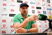 22 August 2023; Assistant coach Mike Catt during an Ireland rugby squad training session at Parc des Sports Jean Dauger in Bayonne, France. Photo by Harry Murphy/Sportsfile