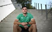 22 August 2023; Jimmy O’Brien during an Ireland rugby media conference at Parc des Sports Jean Dauger in Bayonne, France. Photo by Harry Murphy/Sportsfile