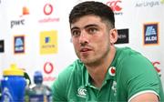 22 August 2023; Jimmy O’Brien during an Ireland rugby media conference at Parc des Sports Jean Dauger in Bayonne, France. Photo by Harry Murphy/Sportsfile