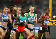 22 August 2023; Ciara Mageean of Ireland, second from right, competes in the women's 1500m final during day four of the World Athletics Championships at the National Athletics Centre in Budapest, Hungary. Photo by Sam Barnes/Sportsfile