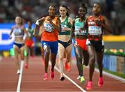 22 August 2023; Ciara Mageean of Ireland, second from left, competes in the women's 1500m final during day four of the World Athletics Championships at the National Athletics Centre in Budapest, Hungary. Photo by Sam Barnes/Sportsfile