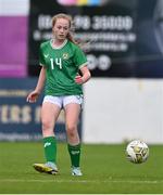 22 August 2023; Kaitlyn Delahunty of Republic of Ireland during a women's U16 international friendly match between Republic of Ireland and Faroe Islands at Head in the Game Park in Drogheda, Louth. Photo by Ben McShane/Sportsfile