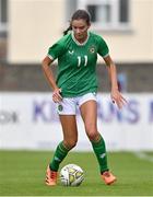 22 August 2023; Mary Hartofilis of Republic of Ireland during a women's U16 international friendly match between Republic of Ireland and Faroe Islands at Head in the Game Park in Drogheda, Louth. Photo by Ben McShane/Sportsfile