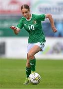 22 August 2023; Beatrice Silickaite of Republic of Ireland during a women's U16 international friendly match between Republic of Ireland and Faroe Islands at Head in the Game Park in Drogheda, Louth. Photo by Ben McShane/Sportsfile