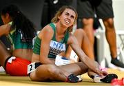 23 August 2023; Louise Shanahan of Ireland after competing in the women's 800m heats during day five of the World Athletics Championships at the National Athletics Centre in Budapest, Hungary. Photo by Sam Barnes/Sportsfile