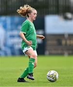 22 August 2023; Kate Jones of Republic of Ireland during a women's U16 international friendly match between Republic of Ireland and Faroe Islands at Head in the Game Park in Drogheda, Louth. Photo by Ben McShane/Sportsfile