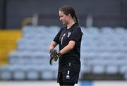 22 August 2023; Faroe Islands goalkeeper Fríoa Lamhauge during a women's U16 international friendly match between Republic of Ireland and Faroe Islands at Head in the Game Park in Drogheda, Louth. Photo by Ben McShane/Sportsfile