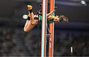 23 August 2023; Nina Kennedy of Australia competes in the women's pole vault final during day five of the World Athletics Championships at the National Athletics Centre in Budapest, Hungary. Photo by Sam Barnes/Sportsfile