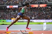 23 August 2023; Rhasidat Adeleke of Ireland competes in the women's 400m final during day five of the World Athletics Championships at the National Athletics Centre in Budapest, Hungary. Photo by Sam Barnes/Sportsfile