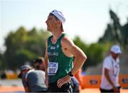 24 August 2023; Brendan Boyce of Ireland after finishing the men's 35km race walk during day six of the World Athletics Championships in Budapest, Hungary. Photo by Sam Barnes/Sportsfile