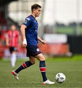 20 August 2023; Anto Breslin of St Patrick's Athletic during the Sports Direct Men’s FAI Cup Second Round match between Derry City and St Patrick’s Athletic at The Ryan McBride Brandywell Stadium in Derry. Photo by Ben McShane/Sportsfile