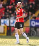 20 August 2023; Mark Connolly of Derry City during the Sports Direct Men’s FAI Cup Second Round match between Derry City and St Patrick’s Athletic at The Ryan McBride Brandywell Stadium in Derry. Photo by Ben McShane/Sportsfile