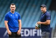 25 August 2023; Performance analyst Brian Colclough and assistant coach Andrew Goodman during a Samoa rugby captain's run at Parc des Sports Jean Dauger in Bayonne, France. Photo by Harry Murphy/Sportsfile