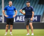 25 August 2023; Performance analyst Brian Colclough and assistant coach Andrew Goodman during a Samoa rugby captain's run at Parc des Sports Jean Dauger in Bayonne, France. Photo by Harry Murphy/Sportsfile