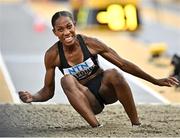 25 August 2023; Thea Lafond of Dominica competes in the Women's Triple Jump during day seven of the World Athletics Championships at the National Athletics Centre in Budapest, Hungary. Photo by Sam Barnes/Sportsfile
