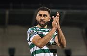 25 August 2023; Roberto Lopes of Shamrock Rovers after his side's victory in the SSE Airtricity Men's Premier Division match between Shamrock Rovers and Dundalk at Tallaght Stadium in Dublin. Photo by Seb Daly/Sportsfile
