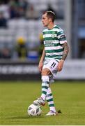 25 August 2023; Sean Kavanagh of Shamrock Rovers during the SSE Airtricity Men's Premier Division match between Shamrock Rovers and Dundalk at Tallaght Stadium in Dublin. Photo by Seb Daly/Sportsfile