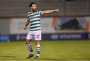 25 August 2023; Richie Towell of Shamrock Rovers during the SSE Airtricity Men's Premier Division match between Shamrock Rovers and Dundalk at Tallaght Stadium in Dublin. Photo by Seb Daly/Sportsfile