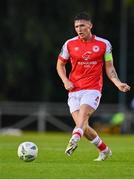 25 August 2023; Joe Redmond of St Patrick's Athletic during the SSE Airtricity Men's Premier Division match between UCD and St Patrick's Athletic at UCD Bowl in Dublin. Photo by Tyler Miller/Sportsfile