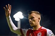 25 August 2023; Jamie Lennon of St Patrick's Athletic during the SSE Airtricity Men's Premier Division match between UCD and St Patrick's Athletic at UCD Bowl in Dublin. Photo by Tyler Miller/Sportsfile