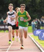 26 August 2023; Ryan Vickers from Firies, Kerry, on his way to winning the Boys under-14 800m during the Community Games National Track and Field finals at Carlow SETU in Carlow. Photo by Matt Browne/Sportsfile