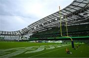 26 August 2023; A general view of the stadium before the Aer Lingus College Football Classic match between Notre Dame and Navy Midshipmen at the Aviva Stadium in Dublin. Photo by Brendan Moran/Sportsfile