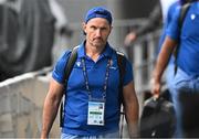 26 August 2023; Samoa lead physio Ashley Stiven arrives before the Rugby World Cup warm-up match between Ireland and Samoa at Parc des Sports Jean Dauger in Bayonne, France. Photo by Harry Murphy/Sportsfile