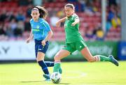 26 August 2023; Eve Mangan of Cork City during the Sports Direct Women’s FAI Cup first round match between Terenure Rangers and Cork City at Richmond Park in Dublin. Photo by Stephen McCarthy/Sportsfile