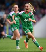 26 August 2023; Ellie O'Brien of Cork City during the Sports Direct Women’s FAI Cup first round match between Terenure Rangers and Cork City at Richmond Park in Dublin. Photo by Stephen McCarthy/Sportsfile