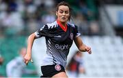 26 August 2023; Shauna Peare of Killester Donnycarney FC during the Sports Direct Women’s FAI Cup first round match between Shamrock Rovers and Killester Donnycarney at Tallaght Stadium in Dublin. Photo by Stephen McCarthy/Sportsfile