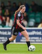 27 August 2023; Lisa Murphy of Bohemians during the Sports Direct Women’s FAI Cup first round match between Cabinteely and Bohemians at Carlisle Grounds in Bray, Wicklow. Photo by Stephen McCarthy/Sportsfile