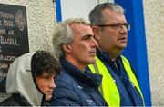 27 August 2023; Newly announced Donegal manager Jim McGuinness watches on during the Donegal County Senior Club Football Championship match between Naomh Conaill and St Eunan's at Davy Brennan Memorial Park in Gortnamucklagh, Donegal. Photo by Ramsey Cardy/Sportsfile