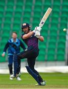 27 August 2023; CIYMS batter Ross Adair during the Arachas Men's All-Ireland T20 Cup Final match between Balbriggan and CIYMS at Malahide Cricket Ground in Dublin. Photo by Seb Daly/Sportsfile