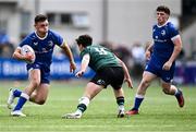 27 August 2023; Sam Wisniewsk of Leinster in action against Tomas Farthing of Connacht during the U19 Men's Interprovincial Championship match between Leinster and Connacht at Energia Park in Dublin. Photo by Piaras Ó Mídheach/Sportsfile