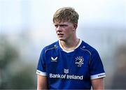 27 August 2023; Billy Corrigan of Leinster during the U19 Men's Interprovincial Championship match between Leinster and Connacht at Energia Park in Dublin. Photo by Piaras Ó Mídheach/Sportsfile